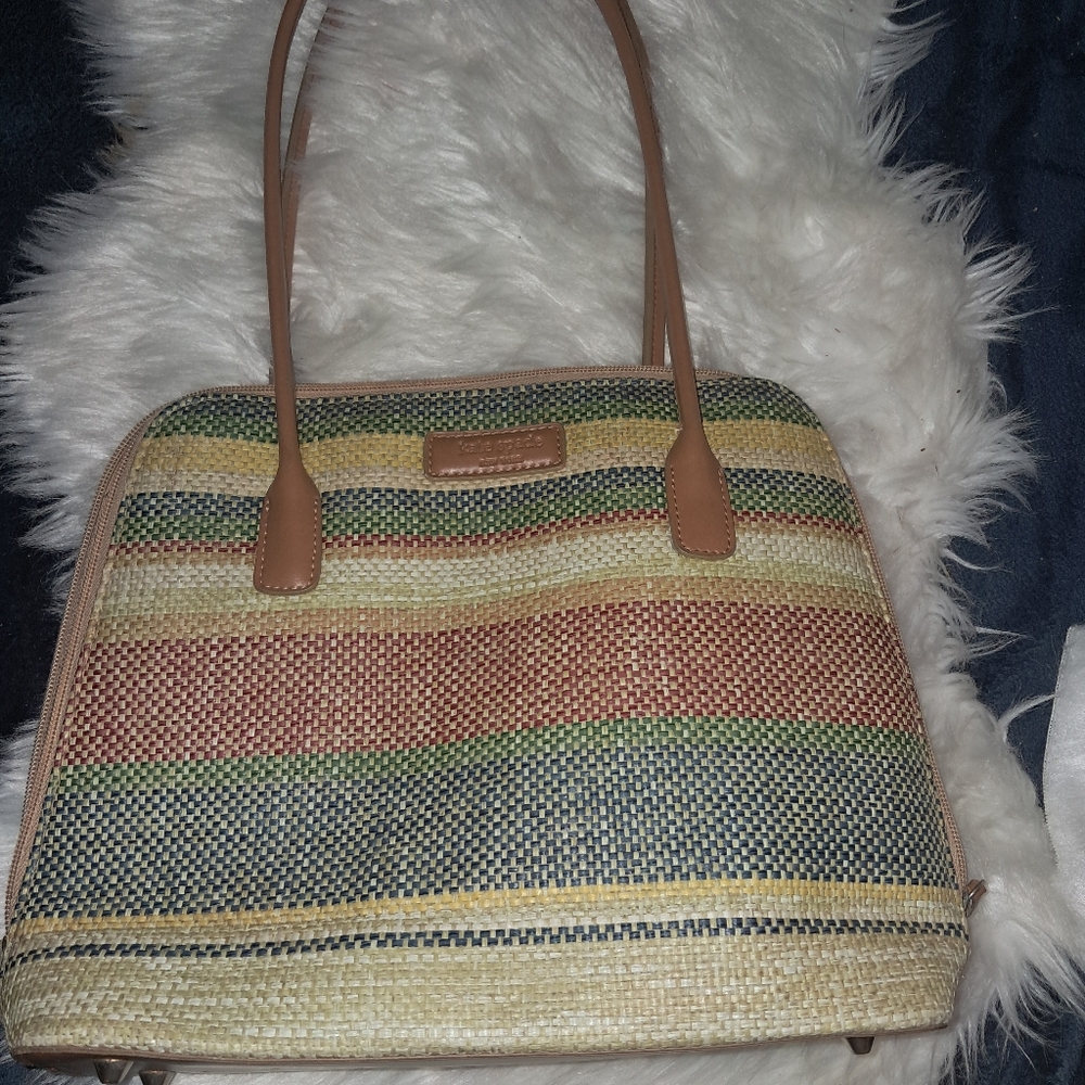 Kate Spade Multicolor Striped Tote